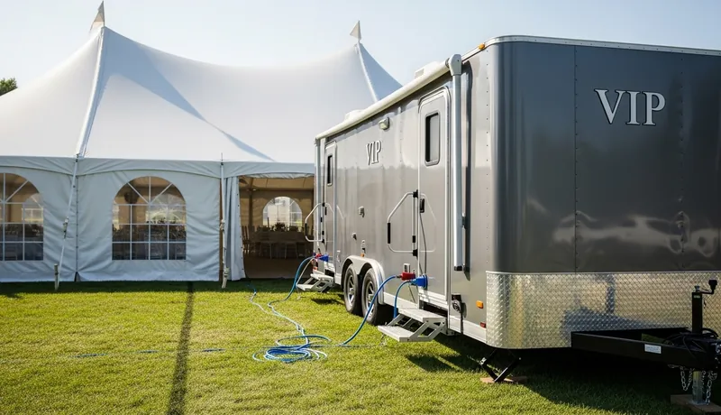 Vip Restroom Trailers services in Brooklyn Park.