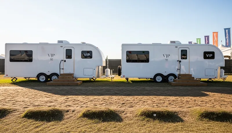 Vip Restroom Trailers services in Fresno.