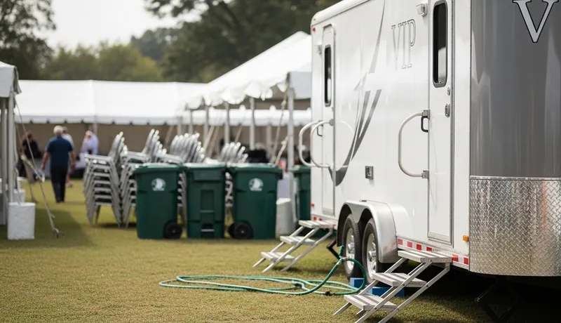 Vip Restroom Trailers services in Hialeah.