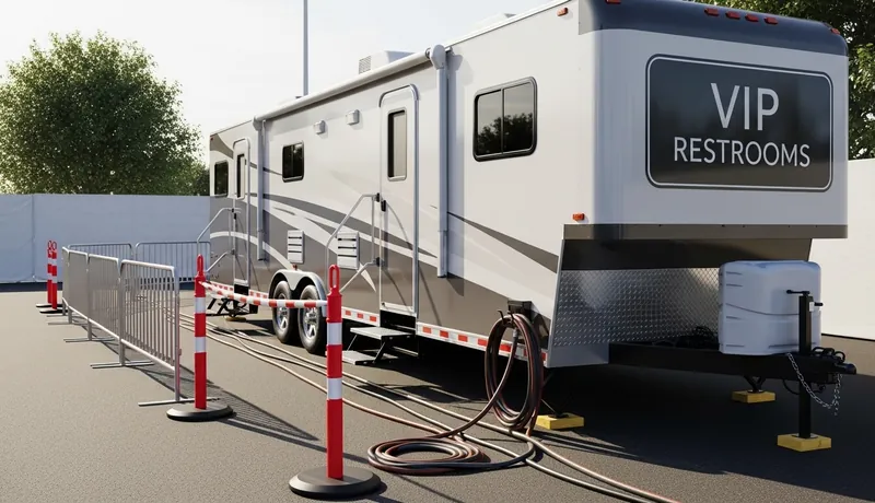 Vip Restroom Trailers services in Lansing.