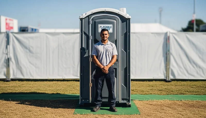 Flushable Portable Toilets services in Roanoke.