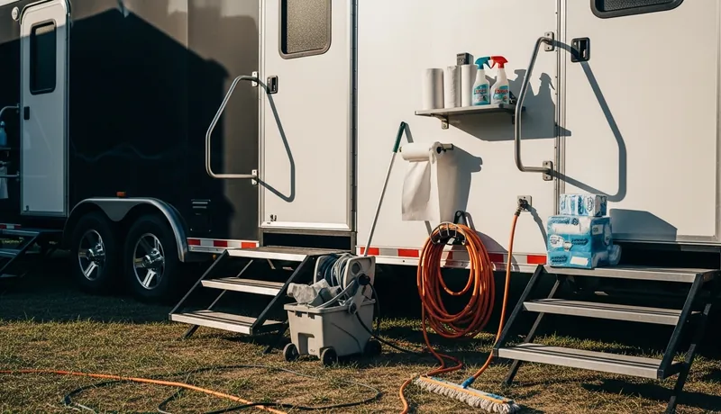 Vip Restroom Trailers services in Sandy.